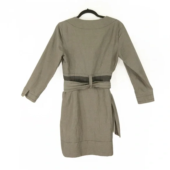 Hood Check Pattern Lightweight Linen Jacket - Picture 2 of 4